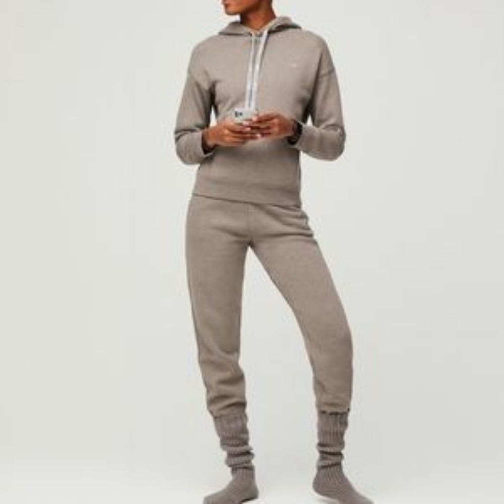 Figs dark fawn loungewear